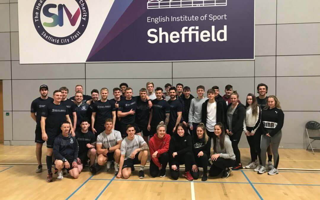 Year 12 BTEC Sport students work with Sheffield Steeldogs